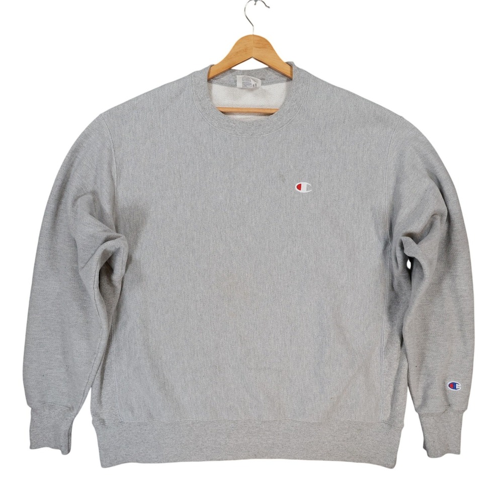 Champion Reverse Weave Sweatshirt‎ Mens XL Grey Excellent GF70 Pullover